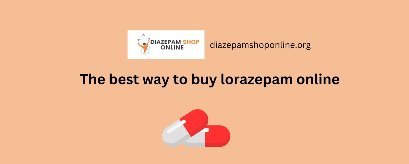 The best way to buy lorazepam online on an orange background