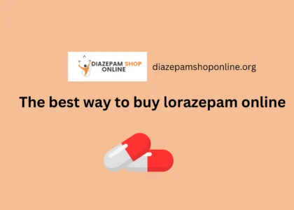 The best way to buy lorazepam online on an orange background