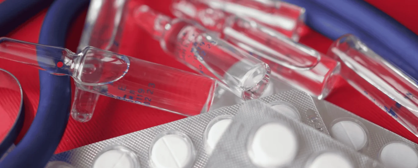 A close-up image of prescription medication tablets.